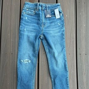 Gap Teen Size 8 Sky High Skinny Ankle Distressed Jeans